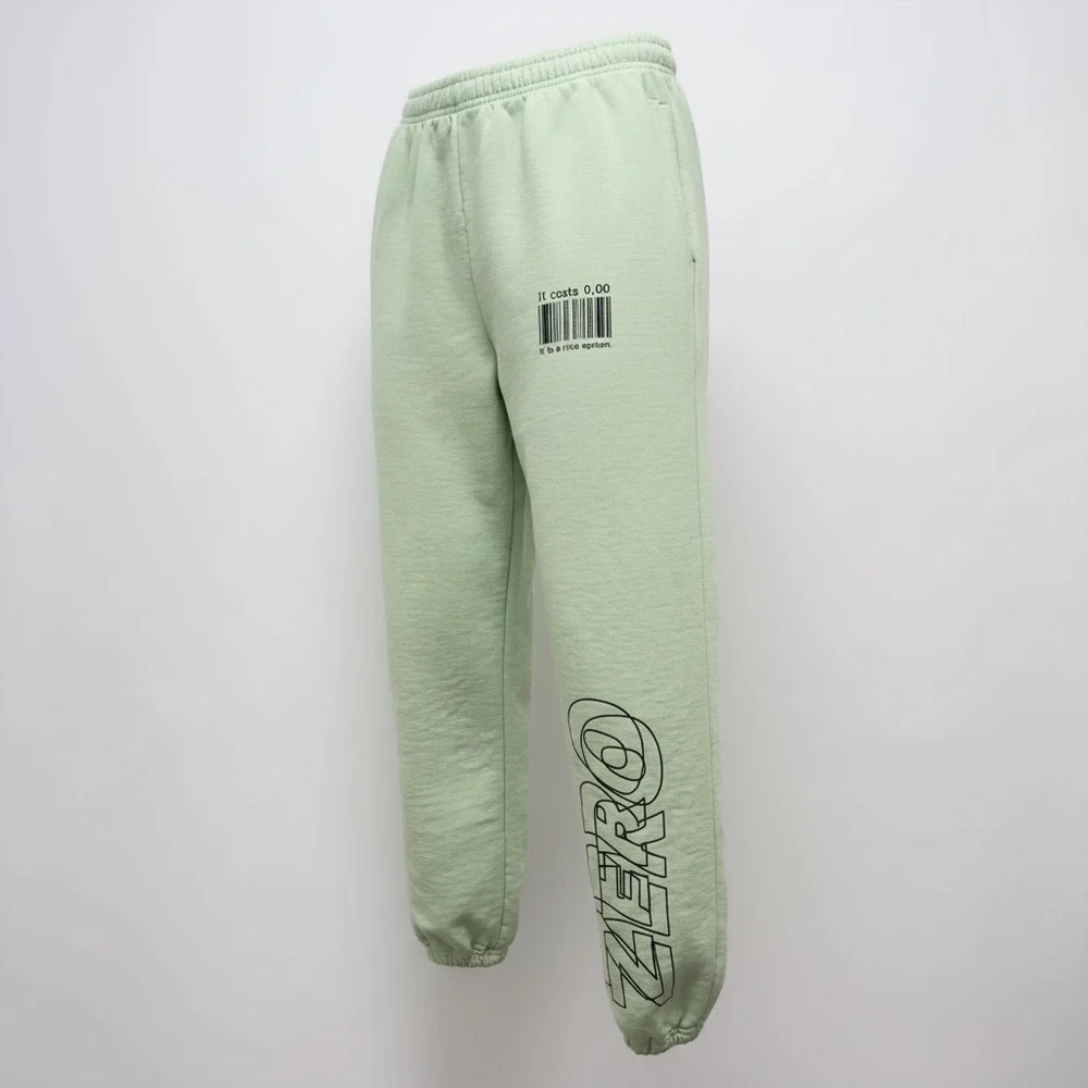 The Mayfair Group It Costs Zero Dollars Sweatpants Green Size Small/Medium